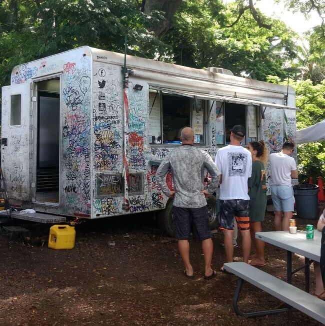 ランチはガーリックシュリンプ。<br />来間が無くても行きやすい、ジョヴァンニ。