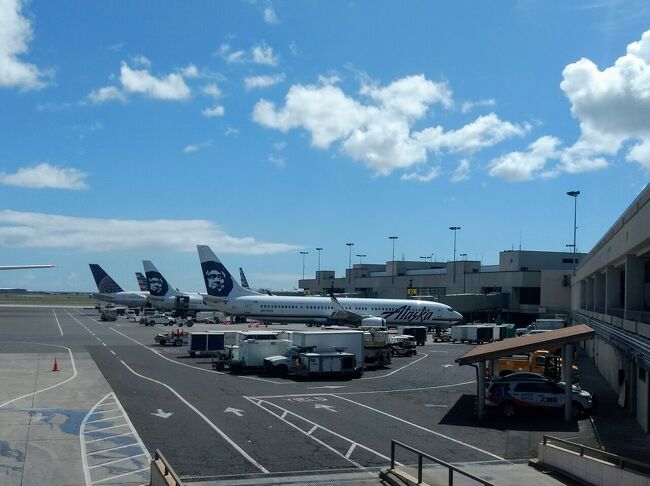 帰国前にAlaskaおじさんにご挨拶。