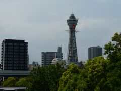 宿泊先の近くの天王寺公園へ・・通天閣が見れます
通天閣こんなに近かったの？