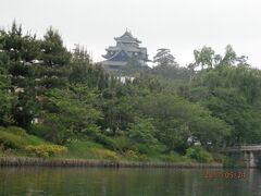 松江城の遊覧船に乗り～