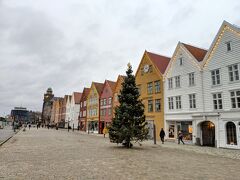 ベルゲンの名所、ブリッゲン地区。
あいにくの曇りと寒さで人はまばらでしたが、ゆっくり散策できました。