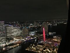 横浜コスモワールドの夜景。