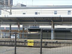 彦根駅です。
ＪＲの駅名標で代用。