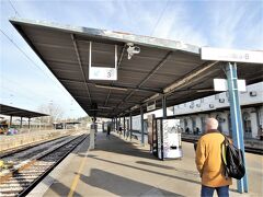 コインブラB駅で下車　はじめは理解できていなかった乗り換え　直にコインブラに着くと思っていた