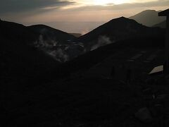 雷鳥荘からの夕焼け