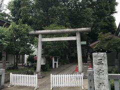 木々が良い感じだったので、お参りした三宿神社。