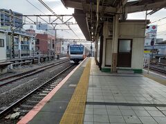 三鷹駅4番線にて。