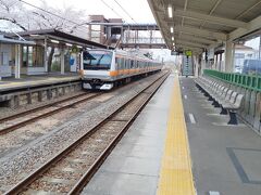 金子駅にて。（八高線内なのは気にしないことwww）