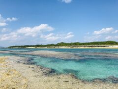 干潮時間の仲本海岸。
海がプール状になって、シュノーケルしやすいです