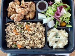 【海外駐在員のサラメシ（デリバリー弁当）】

これは「Sozai Deli（惣菜デリ）」の鳥弁当。

ちょっと、コロモが固いなぁぁ....

でも、バランスは良い。ここのお店のお弁当が現段階では一番好きかなぁ...