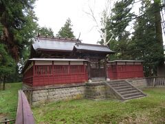 津軽尾上駅から徒歩で猿賀神社へ。
