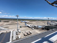 8月1日　13:00　羽田空港到着

少し早めに到着、天気が良いので展望デッキに行ってみます