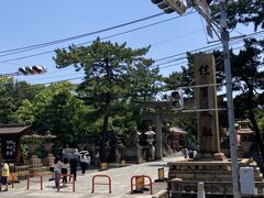 住吉大社の入り口
この後4つのお社にお参りをして。五大力の石をいただきました。