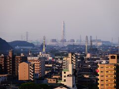 朝日が当たっています、良い天気です。