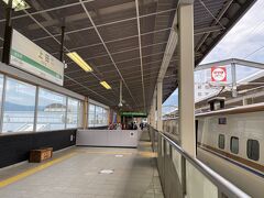 東京から1時間40分で上田駅に到着しました。