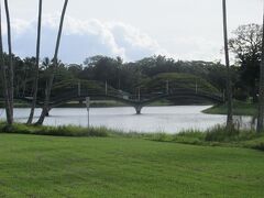 公園内にある橋。どことなく日本の風景に似ているのはヒロの町が日系人によって発展した町であることを物語っています。