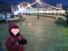 長浜駅に到着
なにやらイルミネーションをしています