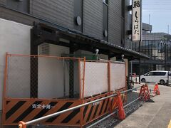 駅前の店舗も多くが流され、復旧が進みつつある。