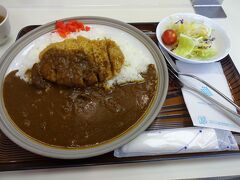 昼食は室堂ターミナル内にあるレストラン立山で。1800円分の食事券に100円足して、カツカレー大盛りにしました。
カレーには、ハラール認証を受けたカレーもありました。インバウンド需要最盛期には、よく売れたのではと察しました。