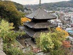 天寧寺三重塔（重要文化財）

「創建当時は五重塔でしたが、痛みのひどい上二重は取り払われ三重になったと伝えられています。」
https://tabetainjya.com/local/post-140/

（12：04）