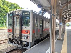 釧路行きの列車は網走始発。早めに入線していました。