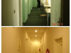 とりあえず荷物を置きたいので、ホテルにチェックイン！
泊まったホテルは、安～い「マルコポーロ」ホテル。

一応シングル扱いなのですが、ネットカフェ？みたいな変わった造りで、
大部屋の中に、仕切られただけのロッカーのような個室。
上は空いているので、完全個室ではありませんが、
内側から鍵が掛けられるので、
荷物や防犯上などの点は安心です。
この日は、夜遅くまで外出して、寝るだけなので、
いびきがうるさい人がいなければ、特に問題なし。

もしかして、ネットカフェや空港のトランジット用、
仮眠ホテルなどの先駆けかも？