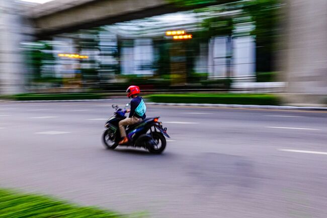 久しぶりにやってみた流し撮りだったが、イマイチ・・・