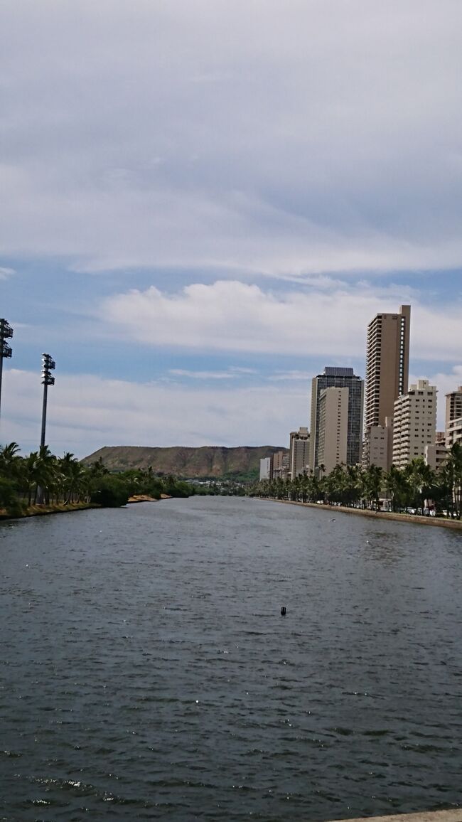 ダイヤモンドヘッド見えました。