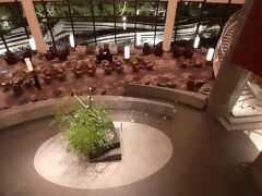 「szechwan restaurant 陳」から出て
吹き抜けを上から
ロビー階のラウンジです。