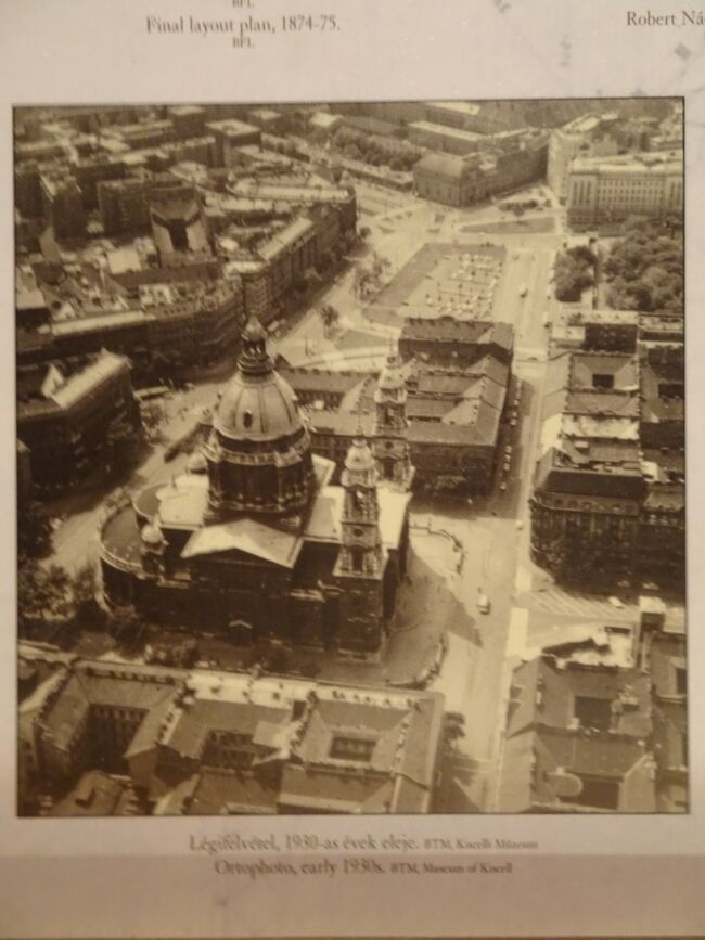 聖イシュトヴァーン大聖堂<br />Szent István Bazilika<br /><br />1930年代、上空からの写真。