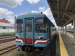 樽見鉄道はJR大垣駅の中にある。
