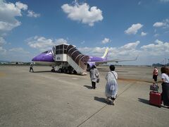 飛行機での移動