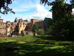 ケーブルカーを降りると、ハイデルベルグ城の庭園(Stuckgarten Schloss Heidelberg)。