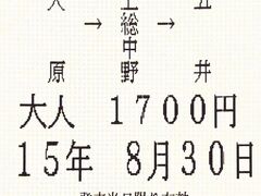 続いていすみ鉄道と小湊鉄道に乗るべく大原までやってきました。
ここからは房総横断乗車券[https://isumirail.co.jp/tickets]を利用します。