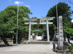 犬山城の下に鎮座する針綱神社です。
