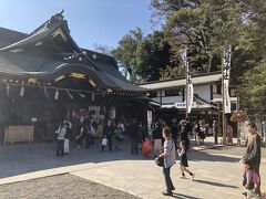 七五三日和の当日、晴れ着を着たお子様を連れたご家族で拝殿の前はとても賑やかでした。
コロナ禍の前はこの時期の神社の境内で見られたごく普通の風景です。