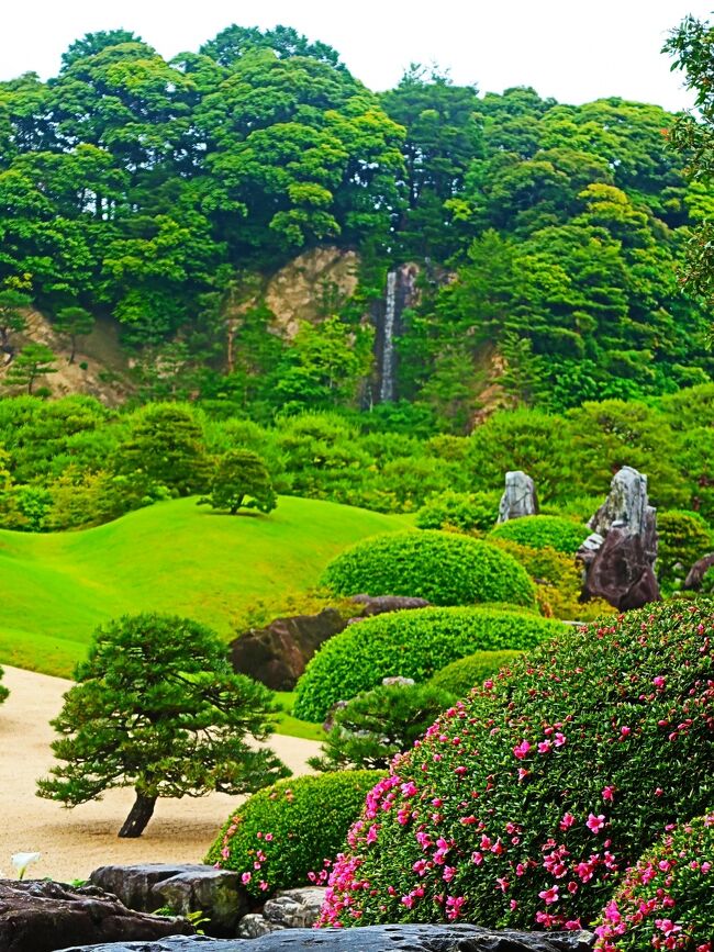 島根-5 安来-3 足立美術館c《白砂青松庭》…生の掛軸・一幅の絵