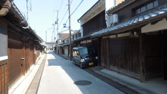 　２時間かけて重伝建地区を見終えました。来た道を戻っています。