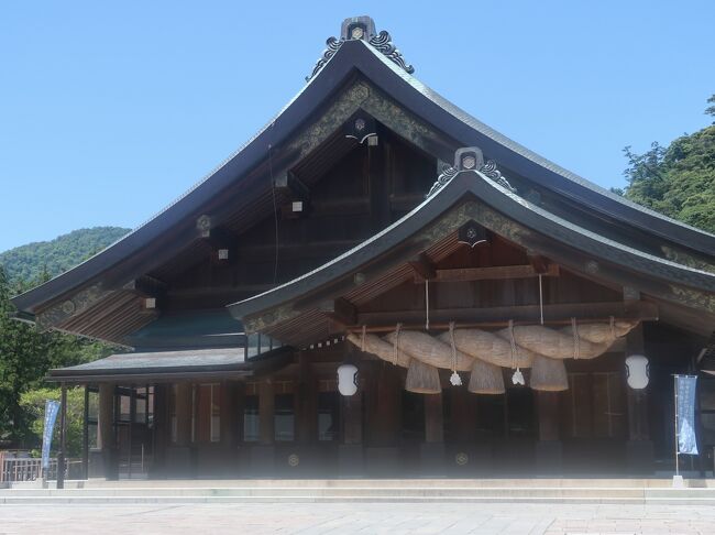 出雲大社出雲大社の景観島根県賓物館松の馬塲松の馬傷八足門銅鳥居