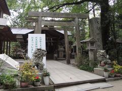 伏見神宝神社に到着。
鳥居の前には白狐じゃなくて狛犬。足で鞠を踏んでいますね。
