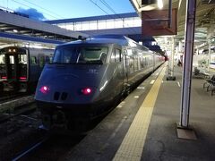 普通列車は40分後で特急列車が10分後で300円位しか変わらなかったので特急列車に乗る事にしました。