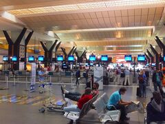 ヨハネスブルグ国際空港に着きました。
