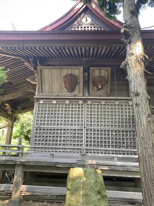 高清水・古四王神社から菅江真澄の墓へ 炎天下の中、巡ってみる