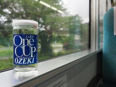 ローカル線に揺られながらのワンカップ。至福のひととき。。