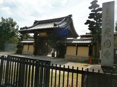  國玉神社の角を右折したところに光圓寺があります。こちらの山門は織田信長と斎藤道三が会見した聖徳寺から移築されたものだそうです。