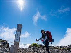 白馬岳山頂。