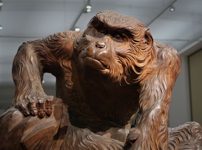 東博-8 老 猿《近代の美術》東洋館－セクメト女神像・菩薩立像 ☆国立