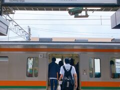 10:10 新前橋駅　→　10:20 高崎
新前橋駅でJR上越線に乗り換えて、高崎駅まで移動します。
