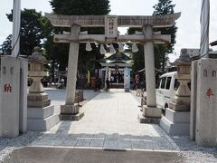続いて、少し離れたところにある川越八幡神社へ車で移動しました。