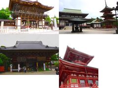 山門から続く階段を上がり、仁王門を潜り、池に架かる橋を渡って、さらに階段を登ると大本堂と三重塔が見えます。ここでお参り。
さらに奥にある釈迦堂、額堂、光明堂、醫王殿、平和大塔とお参りしました。

あと成田山新勝寺といえば成田屋。休憩所には初代から十二代までのパネルがずらりと並んでました。
